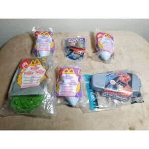 McDonald's Happy Meal Tarzan Buzz Lightyear Vulture Figurines Sealed Bag Vintage